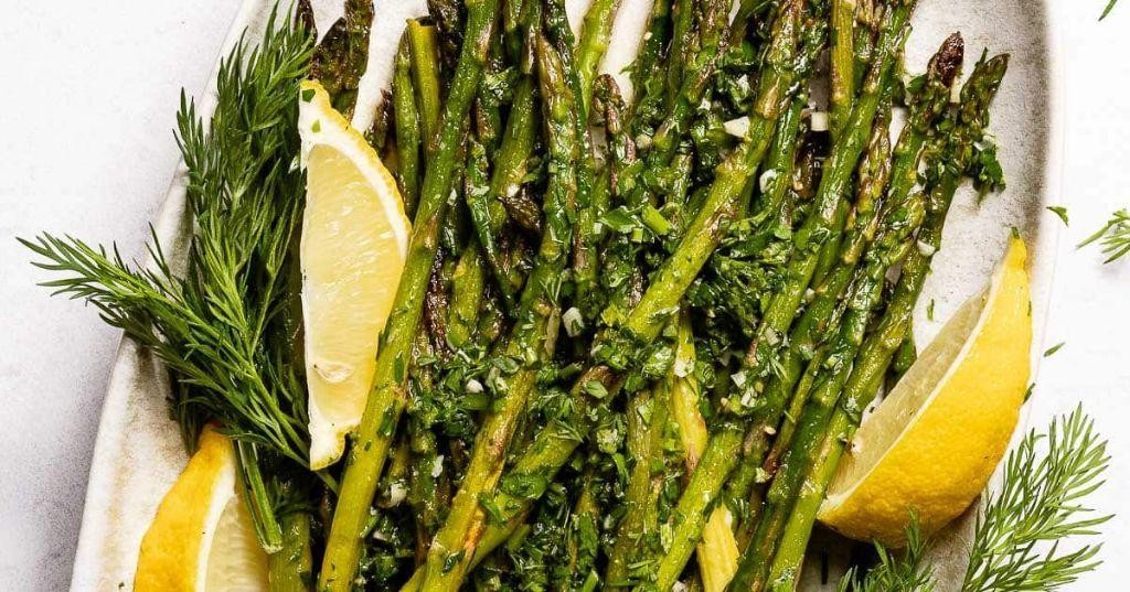 Quick-Roast Lemon Thyme Asparagus