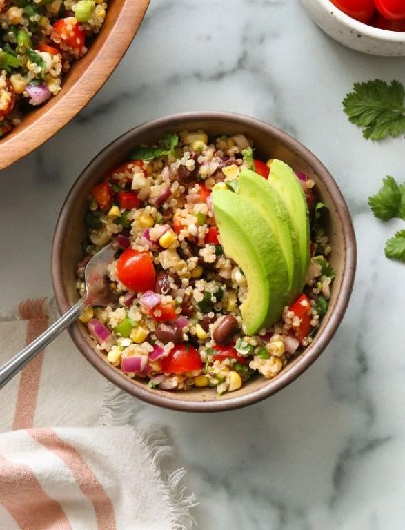 Quinoa and Black Bean Fireworks Salad