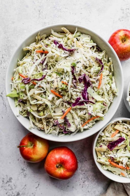 Radish and Apple Slaw with Poppy Seed Dressing