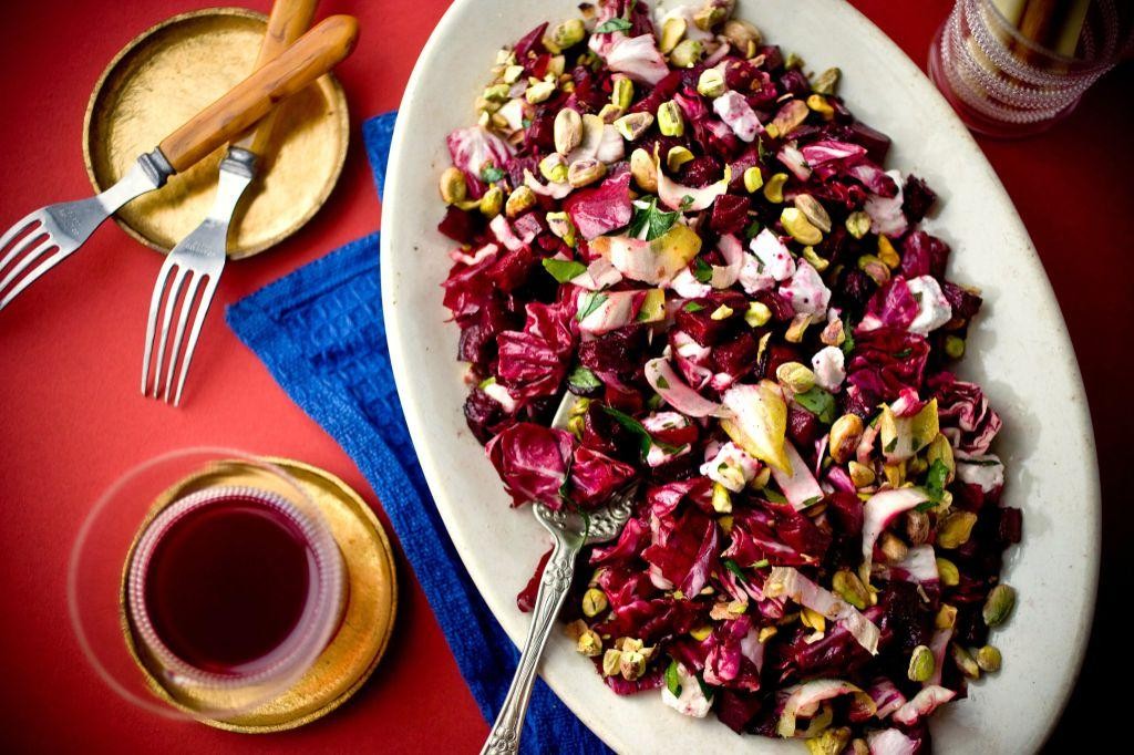 Radish and Beet Salad with Goat Cheese