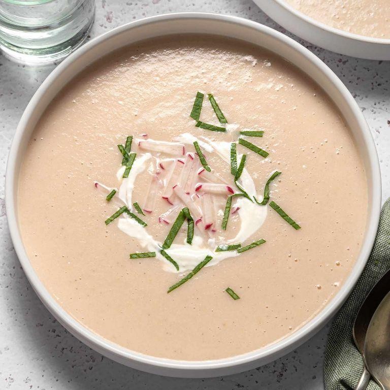Radish and Potato Cream Soup