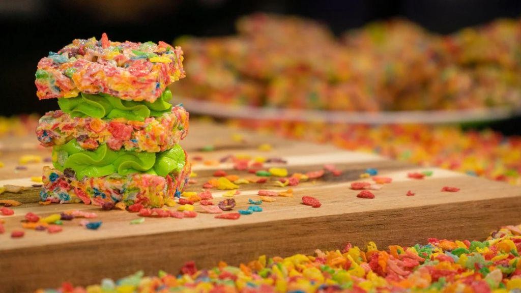 Rainbow Fruity Pebbles Stackers