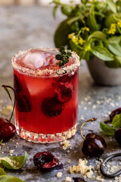 Rainier Cherry Bourbon Smash