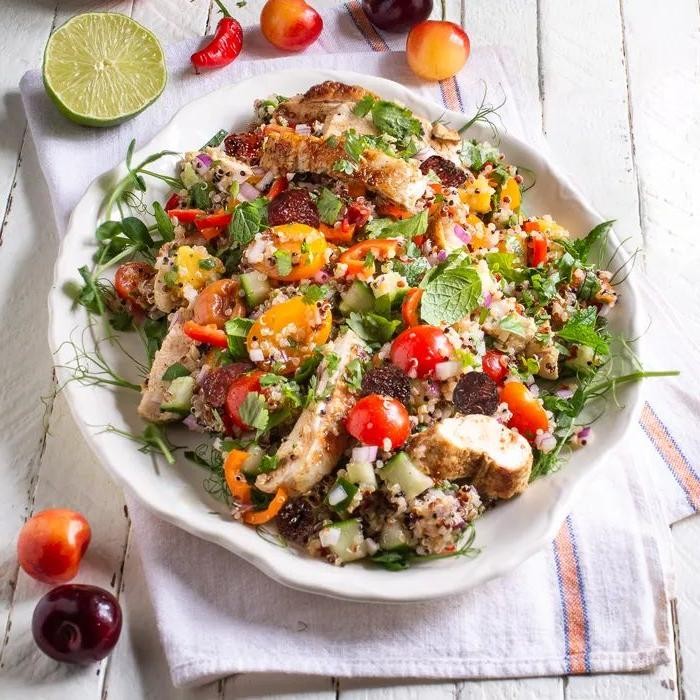 Rainier Cherry and Quinoa Salad