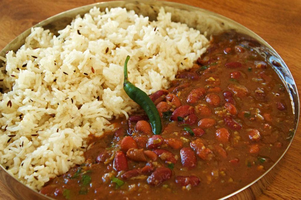 Rajma Chawal Thali