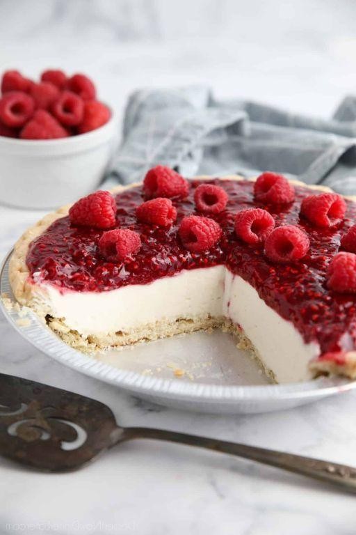 Raspberry Cream Cheese Pie