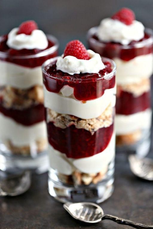 Raspberry Lemon Cheesecake Parfaits