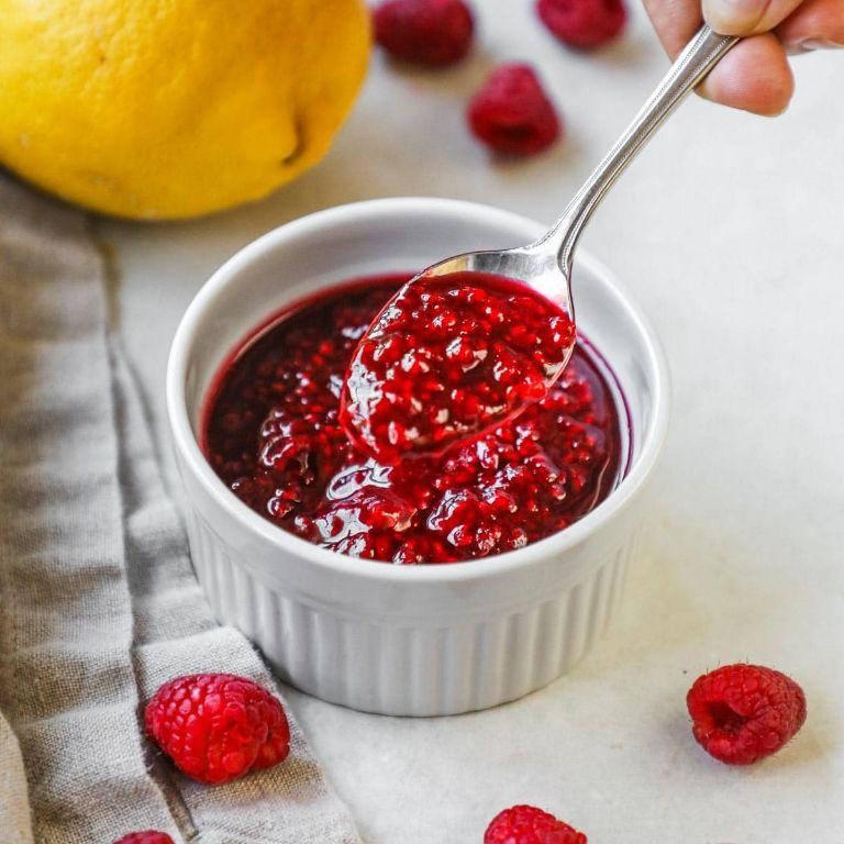 Raspberry Lemon Zest Compote