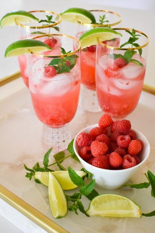 Raspberry Mint Spritzer