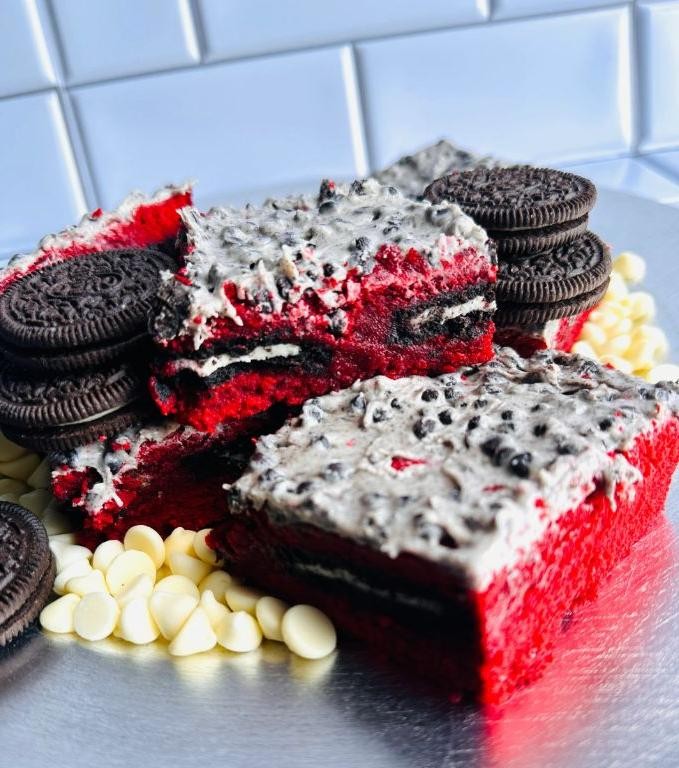 Red Velvet Cookie Brownie Blends