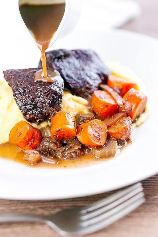 Red Wine Braised Venison Roast