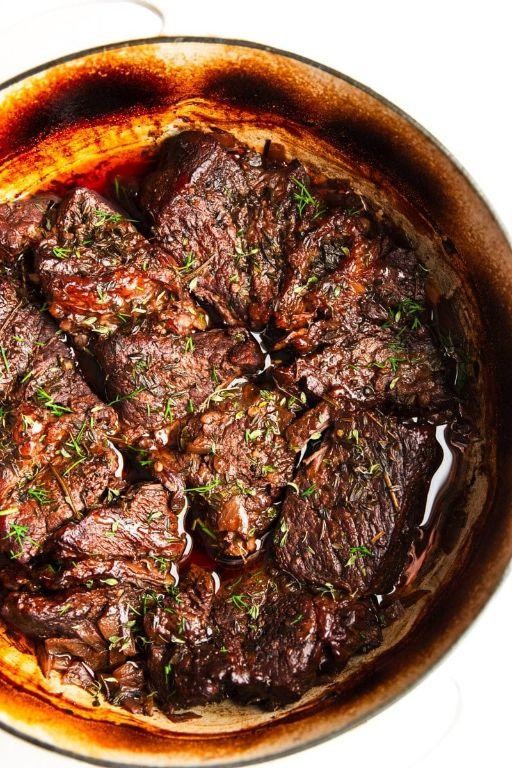 Red Wine Infused Crock Pot Steak
