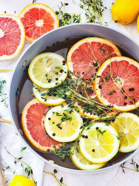 Refreshing Citrus and Herb Simmer Pot
