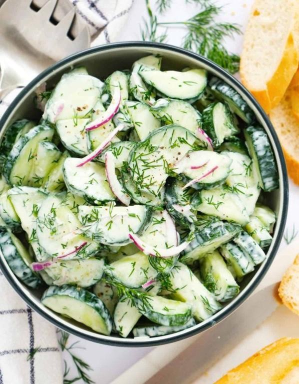 Refreshing Cucumber and Dill Salad