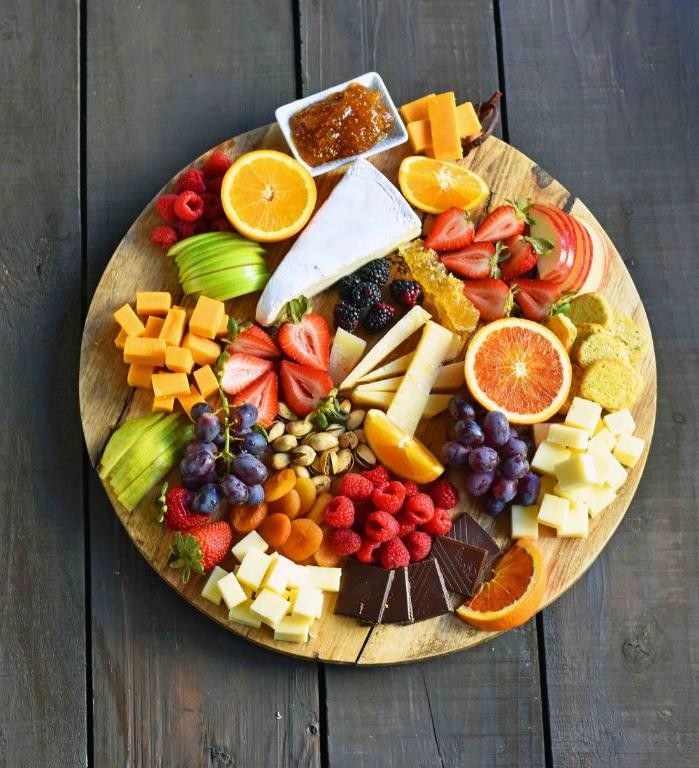 Refreshing Fruit and Cheese Platter