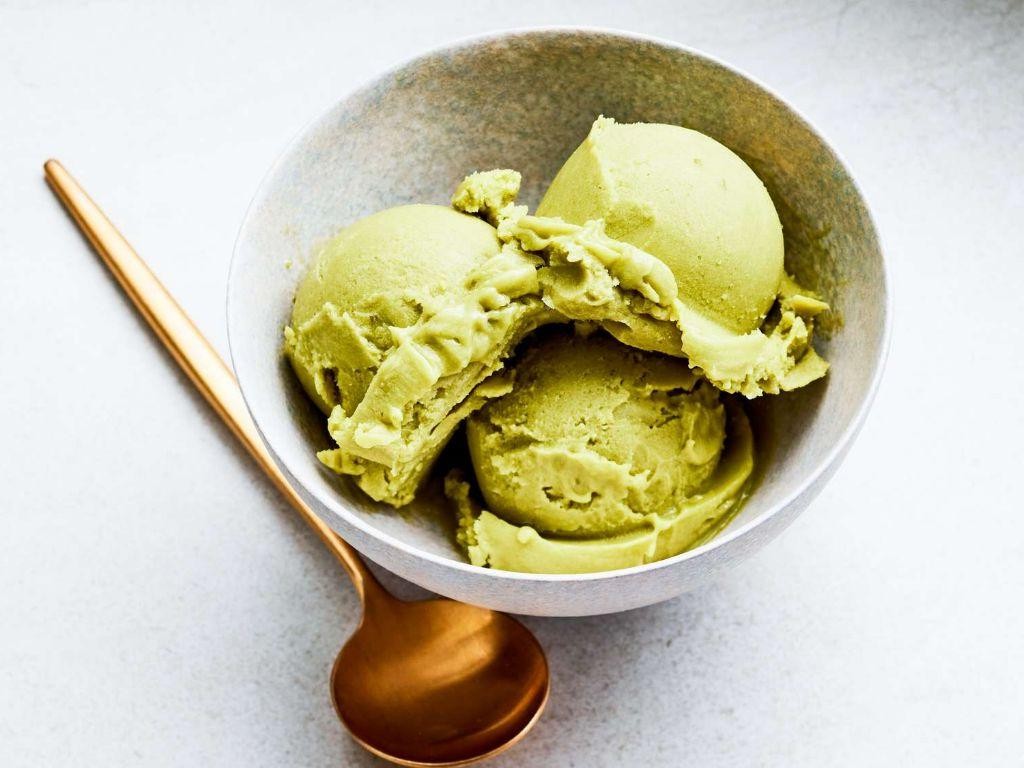 Refreshing Lime Avocado Vegan Ice Cream