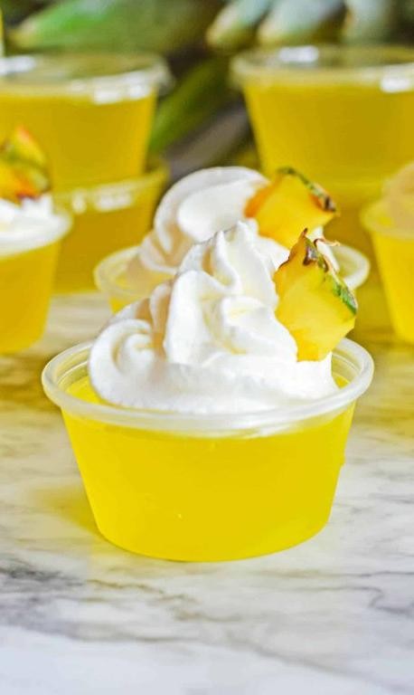 Refreshing Pineapple Jello Shots