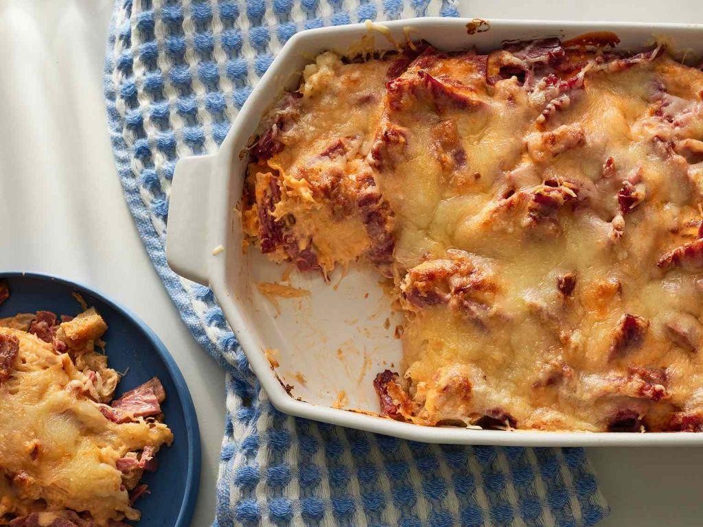 Reuben-Style Corned Beef Casserole