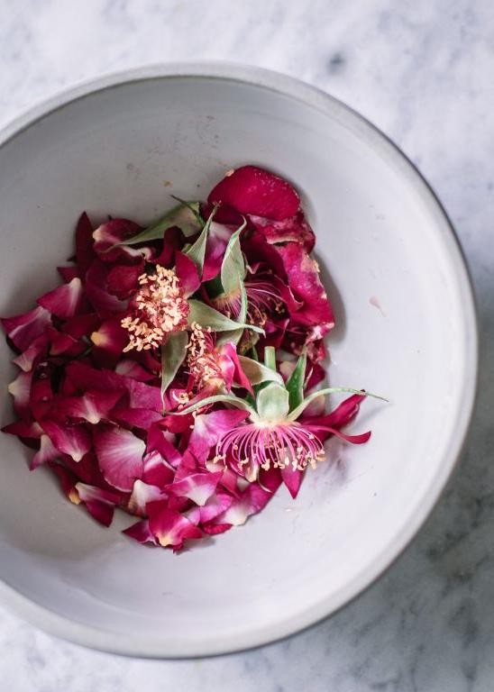 Rhubarb Rose Petal Jam