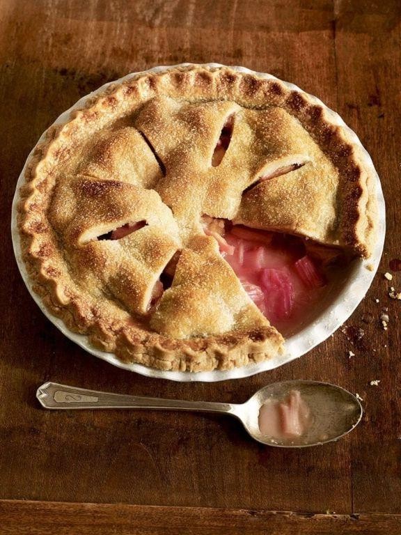 Rhubarb and Ginger Pie