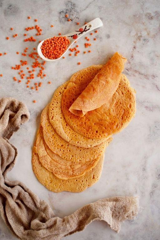 Rice Flour and Lentil Tortillas