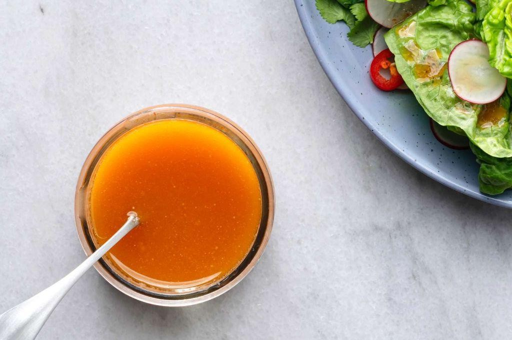 Rice Vinegar and Sesame Oil Dressing