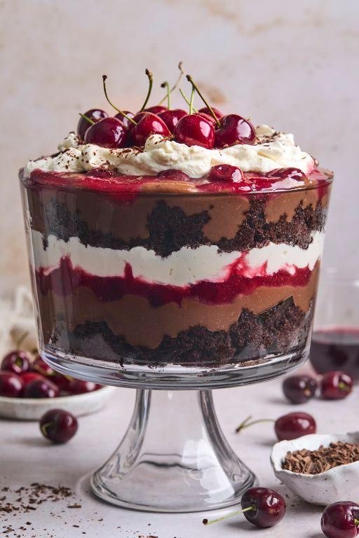 Rich Black Forest Trifle