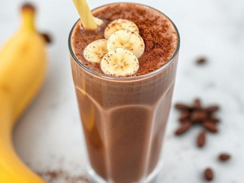 Rich Cocoa Banana Boost Smoothie
