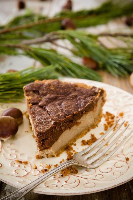 Rich Dark Chocolate Chestnut Pie