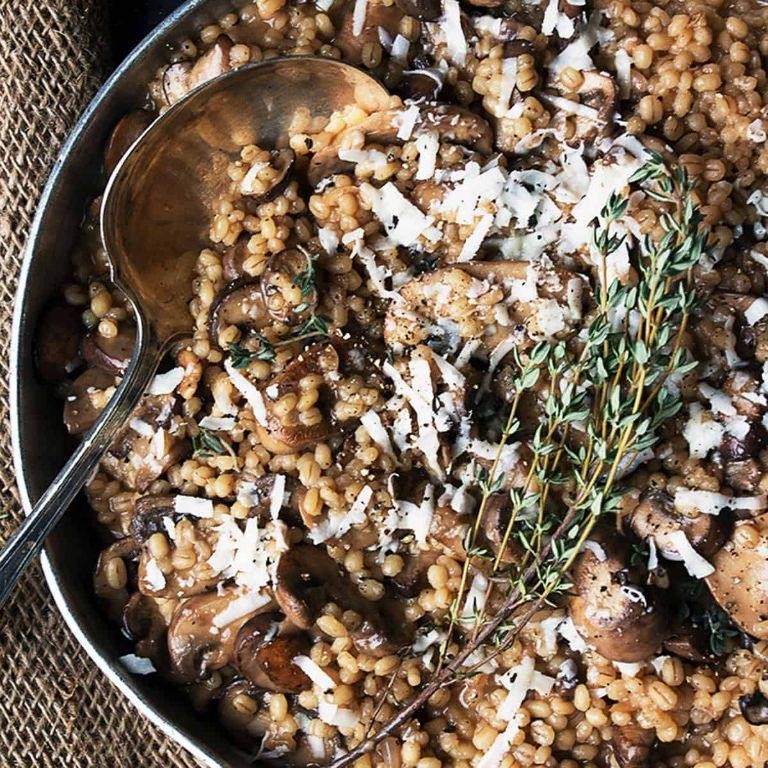 Rich Mushroom and Barley Risotto