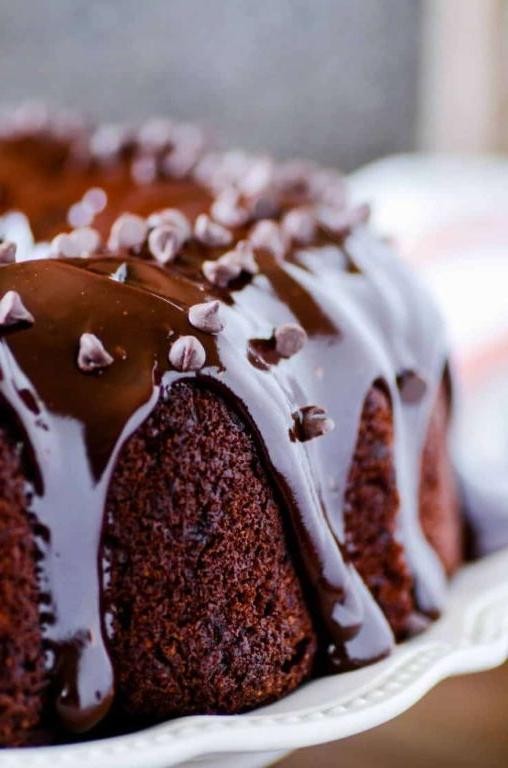 Rich Zucchini Chocolate Layer Cake with Ganache