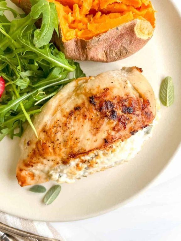 Ricotta and Herb Stuffed Chicken Breasts