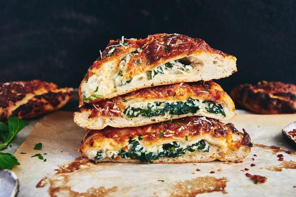 Ricotta and Spinach Calzones