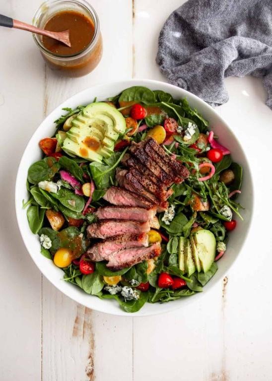 Roast Beef and Arugula Salad with Balsamic Vinaigrette