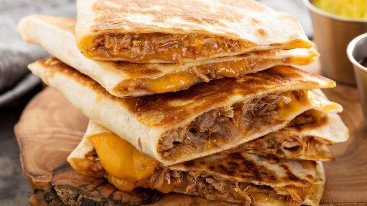Roast Beef and Cheddar Cheese Quesadillas