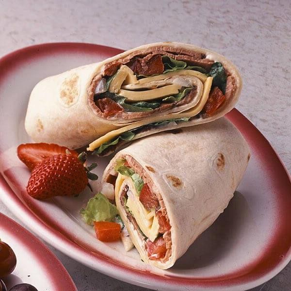Roast Beef and Cheddar Protein Wrap