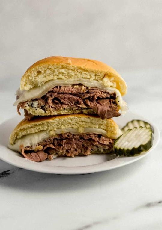 Roast Beef and Swiss Cheese Panini