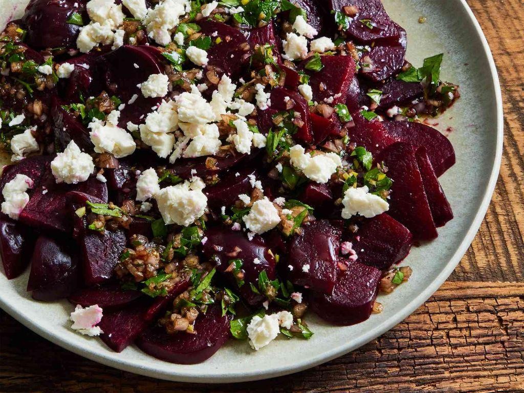 Roasted Beetroot and Feta Salad