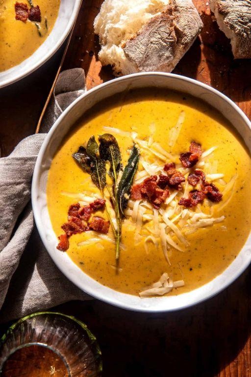 Roasted Butternut Squash and Sage Soup