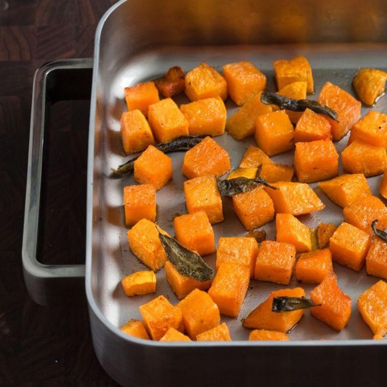 Roasted Butternut Squash with Sage