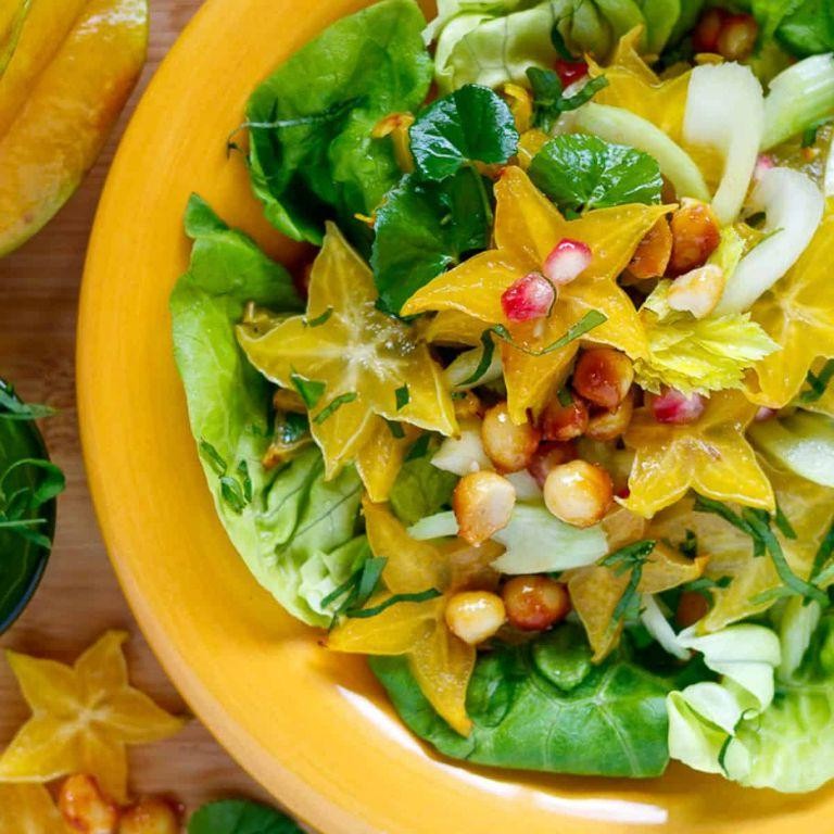 Roasted Carambola with Honey