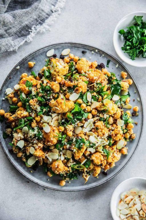 Roasted Cauliflower and Quinoa Bowl