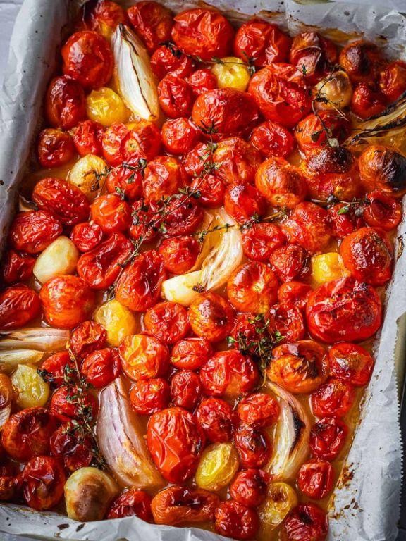 Roasted Cherry Tomato Basil Sauce
