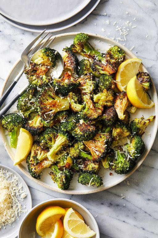 Roasted Garlic Parmesan Broccoli
