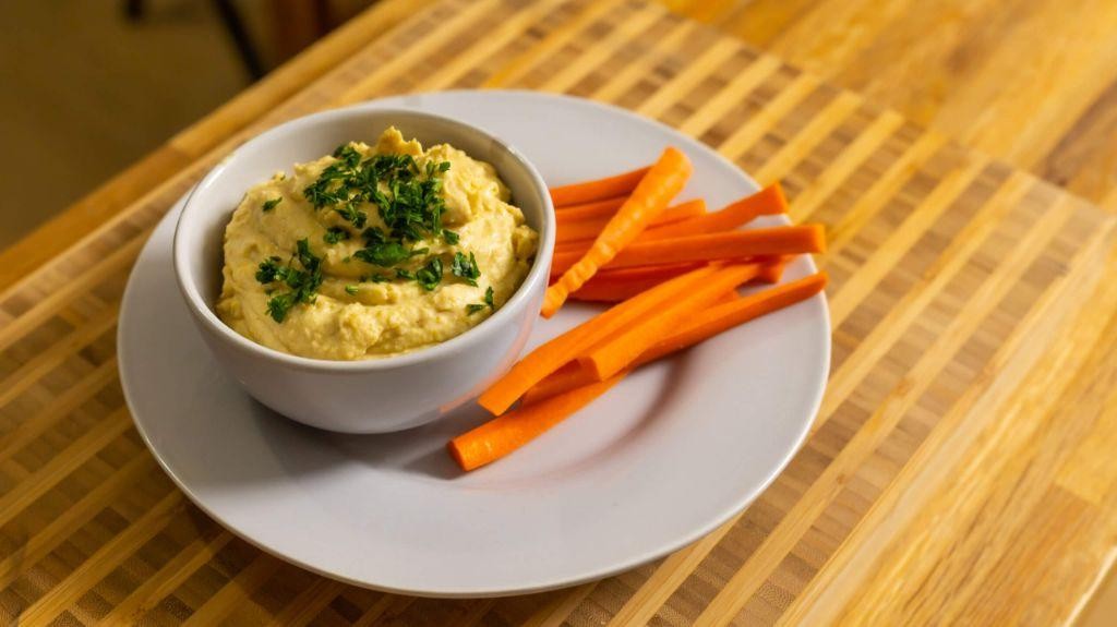 Roasted Garlic and Split Pea Hummus