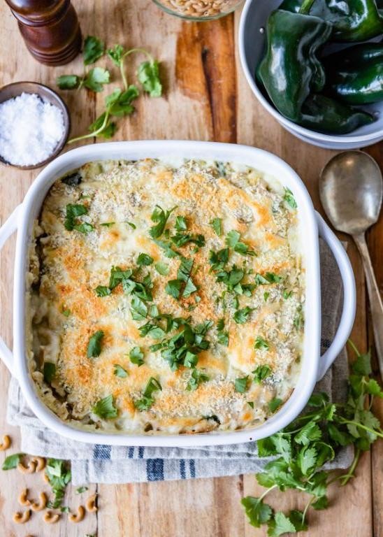 Roasted Poblano Mac and Cheese