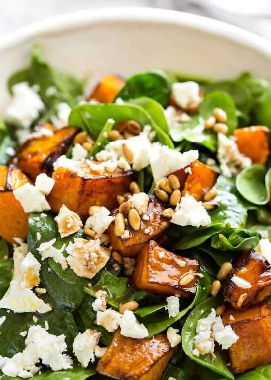 Roasted Pumpkin and Feta Salad