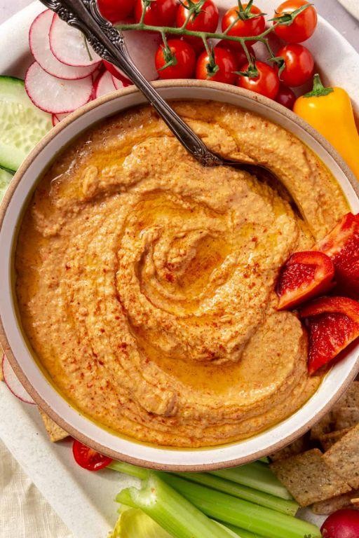 Roasted Red Pepper Hummus
