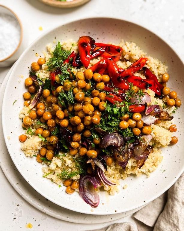 Roasted Red Pepper and Five Bean Salad