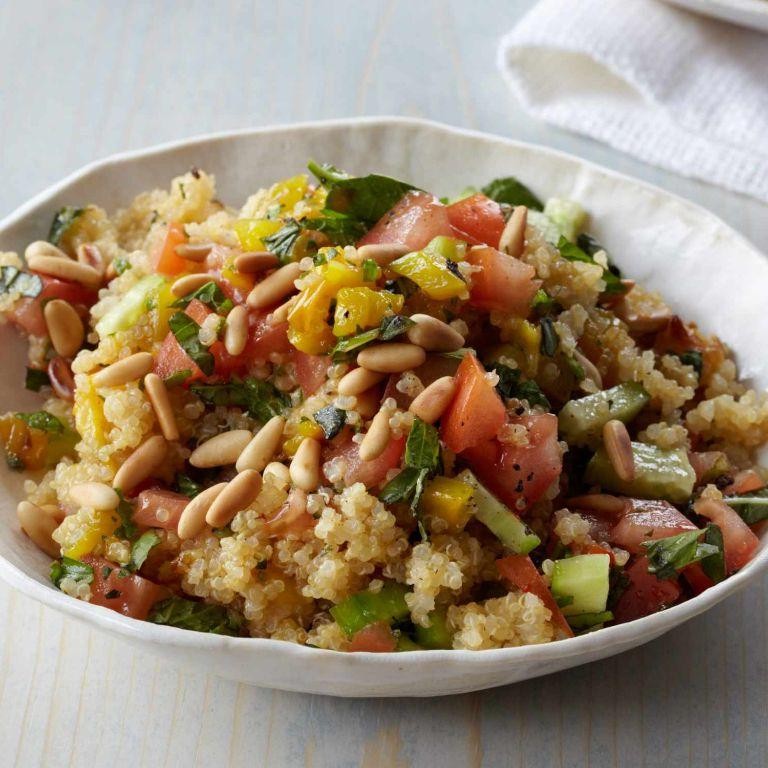 Roasted Red Pepper and Quinoa Rice Salad